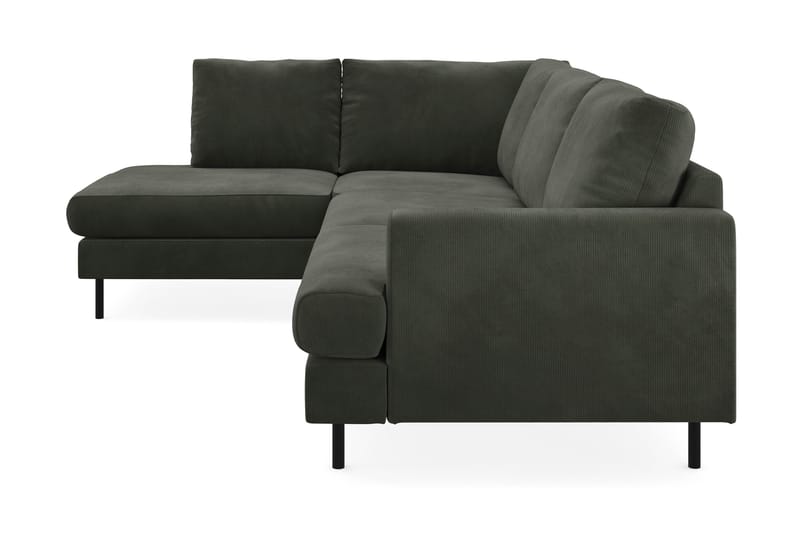 Menard Compact Soffa m. Schäslong 4-sits - Mörkgrön - Divansoffor & schäslongsoffa - 4 sits soffa med divan