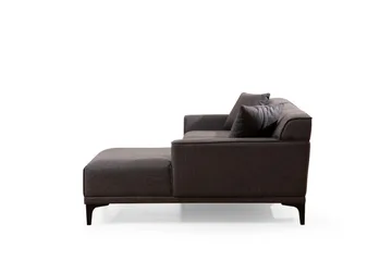 Mississauga Divansoffa 3-sits - Antracit - Möbler - Soffa - Divansoffor & schäslongsoffa - 3 sits soffa med divan