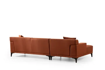 Mississauga Divansoffa 3-sits - Orange - Möbler - Soffa - Divansoffor & schäslongsoffa - 3 sits soffa med divan