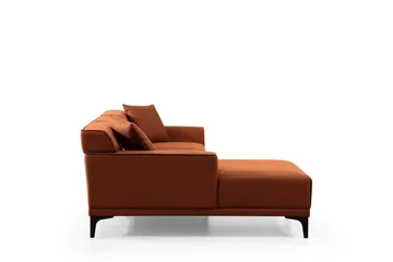 Mississauga Divansoffa 3-sits - Orange - Möbler - Soffa - Divansoffor & schäslongsoffa - 3 sits soffa med divan