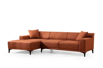 Mississauga Divansoffa 3-sits - Orange - Möbler - Soffa - Divansoffor & schäslongsoffa - 3 sits soffa med divan