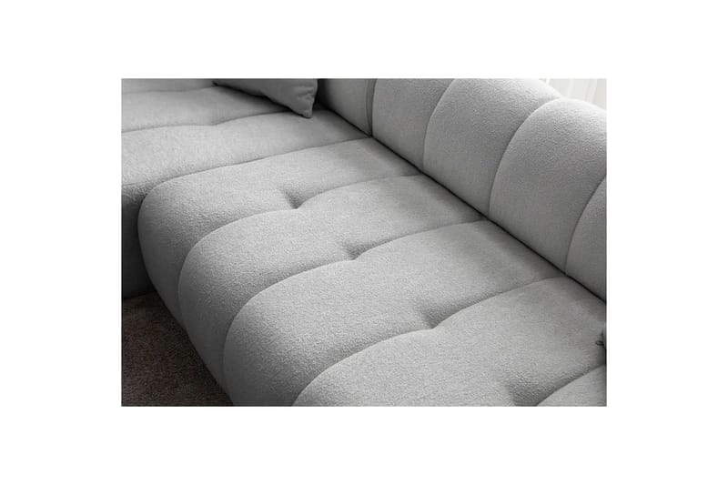 Mississauga Soffa med Divan 3-sits - Grå - Möbler - Soffa - Divansoffor & schäslongsoffa