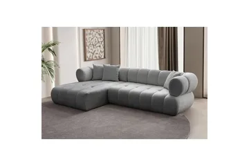 Mississauga Soffa med Divan 3-sits - Grå - Möbler - Soffa - Divansoffor & schäslongsoffa