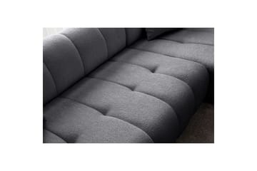 Mississauga Soffa med Divan 3-sits - Mörkgrå - Möbler - Soffa - Divansoffor & schäslongsoffa