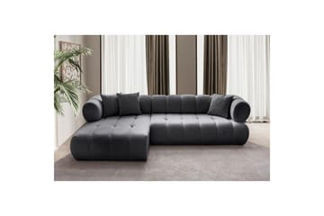 Mississauga Soffa med Divan 3-sits - Mörkgrå - Möbler - Soffa - Divansoffor & schäslongsoffa