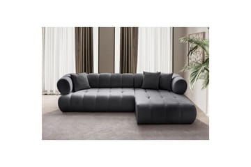 Mississauga Soffa med Divan 3-sits - Mörkgrå - Möbler - Soffa - Divansoffor & schäslongsoffa