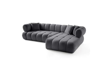 Mississauga Soffa med Divan 3-sits - Mörkgrå - Möbler - Soffa - Divansoffor & schäslongsoffa