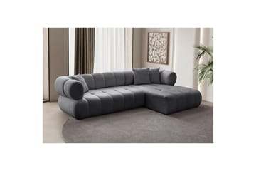 Mississauga Soffa med Divan 3-sits - Mörkgrå - Möbler - Soffa - Divansoffor & schäslongsoffa