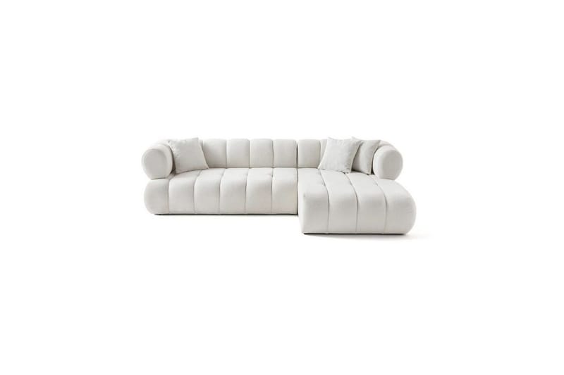 Mississauga Soffa med Divan 3-sits, Vit