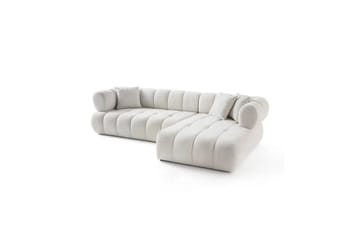 Mississauga Soffa med Divan 3-sits - Vit - Möbler - Soffa - Divansoffor & schäslongsoffa