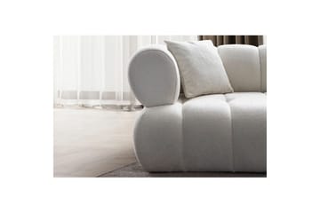 Mississauga Soffa med Divan 3-sits - Vit - Möbler - Soffa - Divansoffor & schäslongsoffa