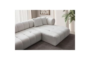 Mississauga Soffa med Divan 3-sits - Vit - Möbler - Soffa - Divansoffor & schäslongsoffa
