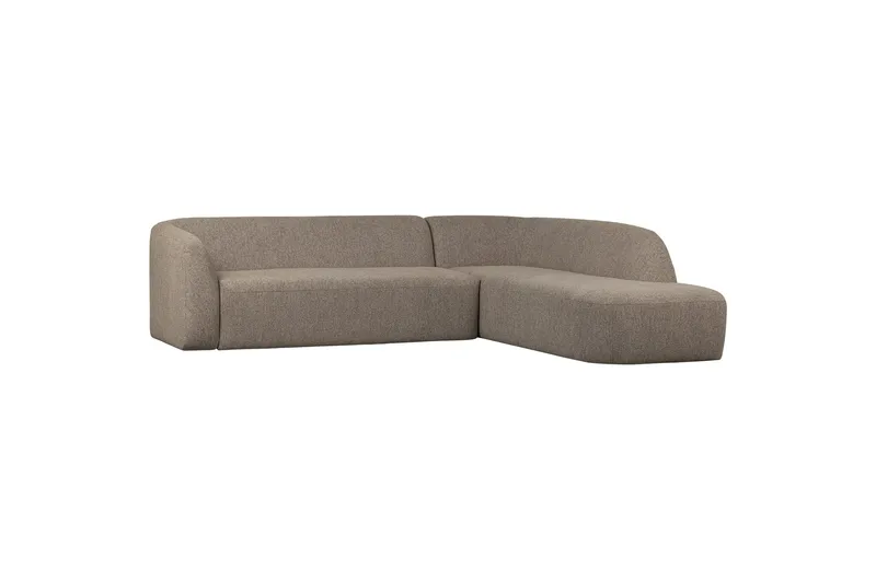 Mooli Soffa med Schäslong 3-sits - Ljusbrun - Möbler - Soffa - Divansoffor & schäslongsoffa - 3 sits soffa med divan