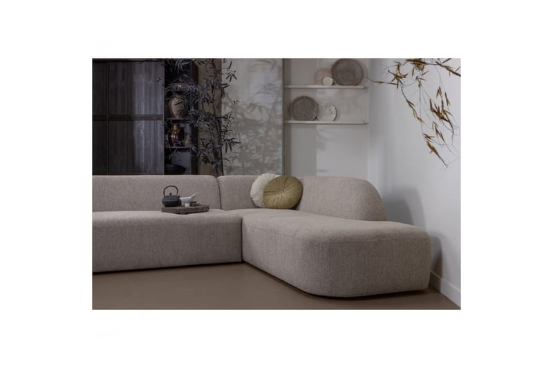 Mooli Soffa med Schäslong 3-sits - Naturmelange - Divansoffor & schäslongsoffa - 3 sits soffa med divan