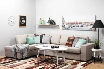 Nebraska Divansoffa 4-sits Vänster - Beige - Möbler - Soffa - Divansoffor & schäslongsoffa