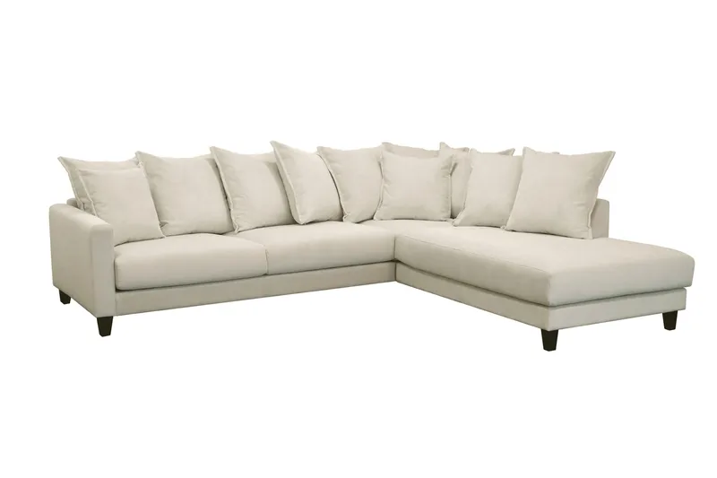 Nida Schäslongsoffa 4-sits, Beige