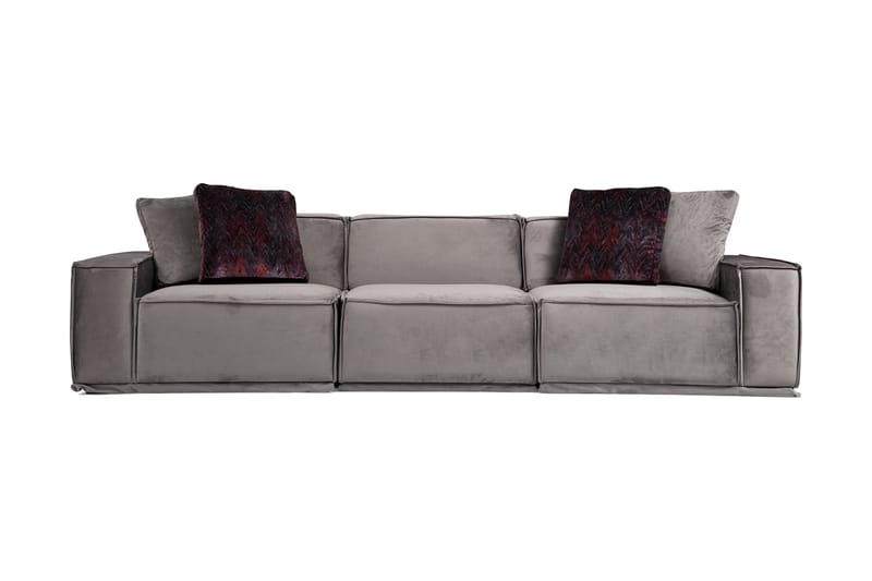 Nightcap Soffa m. Divan 3-sits - Grå - Möbler - Soffa - 3 sits soffa