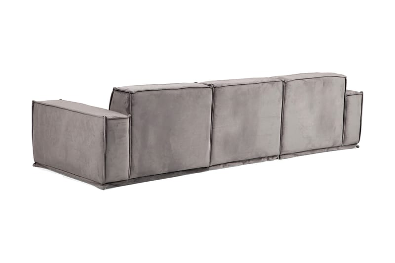 Nightcap Soffa m. Divan 3-sits - Grå - Möbler - Soffa - 3 sits soffa