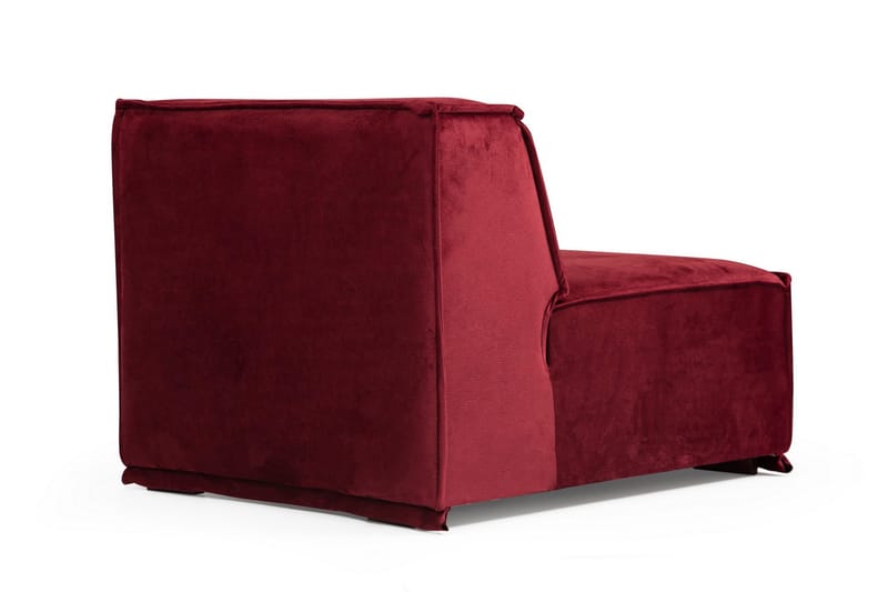 Nightcap Soffa m. Divan 4-sits - Burgundy - Möbler - Soffa - Divansoffor & schäslongsoffa