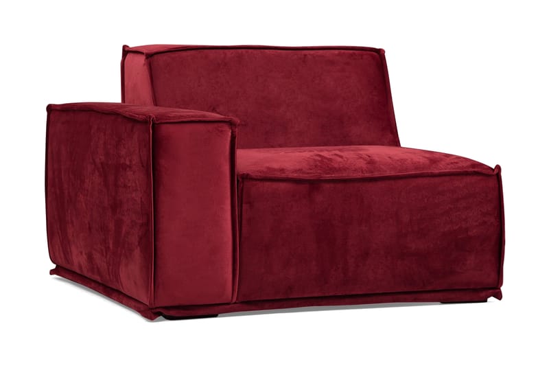 Nightcap Soffa m. Divan 4-sits - Burgundy - Divansoffor & schäslongsoffa - 4 sits soffa med divan