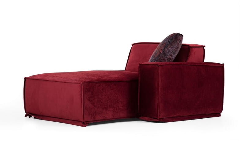 Nightcap Soffa m. Divan 4-sits - Burgundy - Möbler - Soffa - Divansoffor & schäslongsoffa