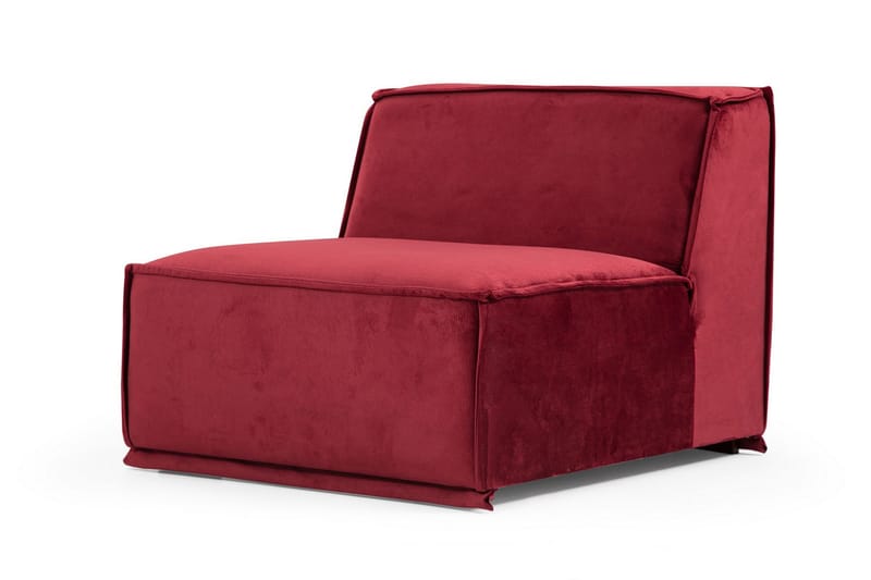 Nightcap Soffa m. Divan 4-sits - Burgundy - Möbler - Soffa - Divansoffor & schäslongsoffa