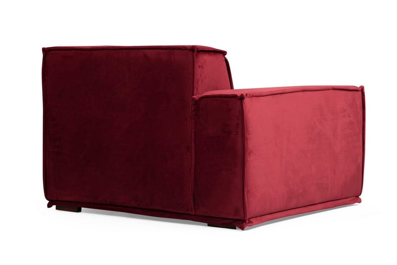 Nightcap Soffa m. Divan 4-sits - Burgundy - Möbler - Soffa - Divansoffor & schäslongsoffa