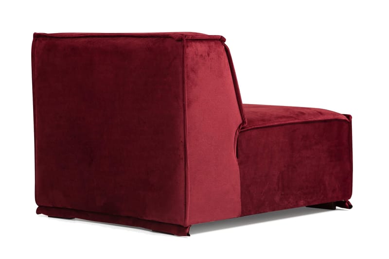Nightcap Soffa m. Divan 4-sits - Burgundy - Möbler - Soffa - Divansoffor & schäslongsoffa
