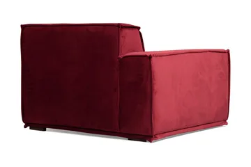 Nightcap Soffa m. Divan 4-sits - Burgundy - Möbler - Soffa - Divansoffor & schäslongsoffa
