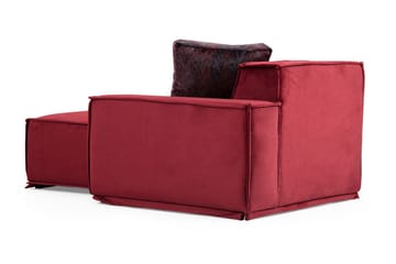 Nightcap Soffa m. Divan 4-sits - Burgundy - Möbler - Soffa - Divansoffor & schäslongsoffa