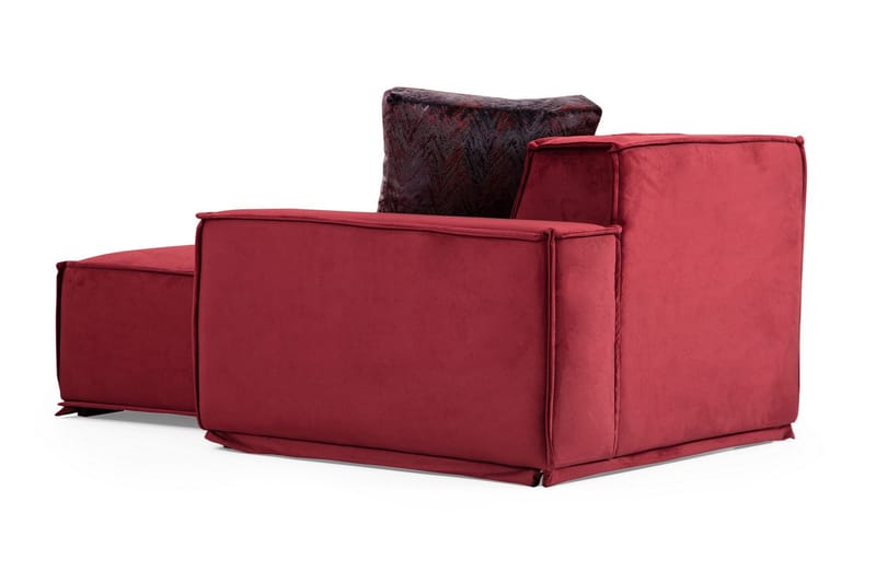 Nightcap Soffa m. Divan 4-sits - Burgundy - Möbler - Soffa - Divansoffor & schäslongsoffa