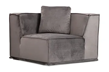 Nightcap Soffa m. Divan 6-sits - Grå - Möbler - Soffa - Hörnsoffa