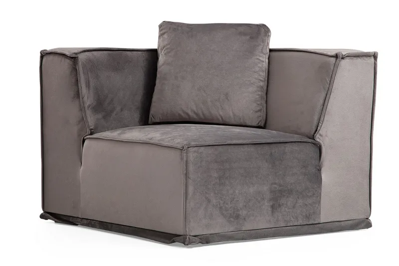 Nightcap Soffa m. Divan 6-sits - Grå - Möbler - Soffa - Hörnsoffa