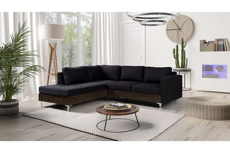 Oberting Soffa - Svart - Möbler - Soffa - Divansoffor & schäslongsoffa