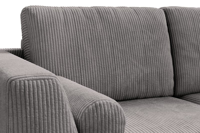Ocean Lyx 4-sits Högervänd L-formad Schäslongsoffa i Manchester - M�örkgrå - Möbler - Soffa - Divansoffor & schäslongsoffa