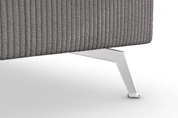 Ocean Lyx 4-sits Högervänd L-formad Sch äslongsoffa i Manchester - Mörkgrå - Möbler - Soffa - Divansoffor & schäslongsoffa