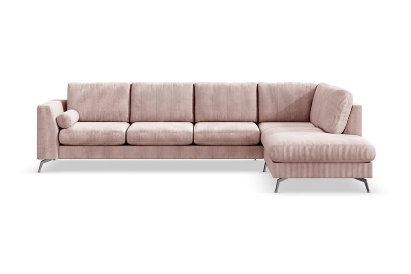 Ocean Lyx 4-sits Högervänd L-formad Schäslongsoffa i Manchester - Rosa - Möbler - Soffa - Divansoffor & schäslongsoffa