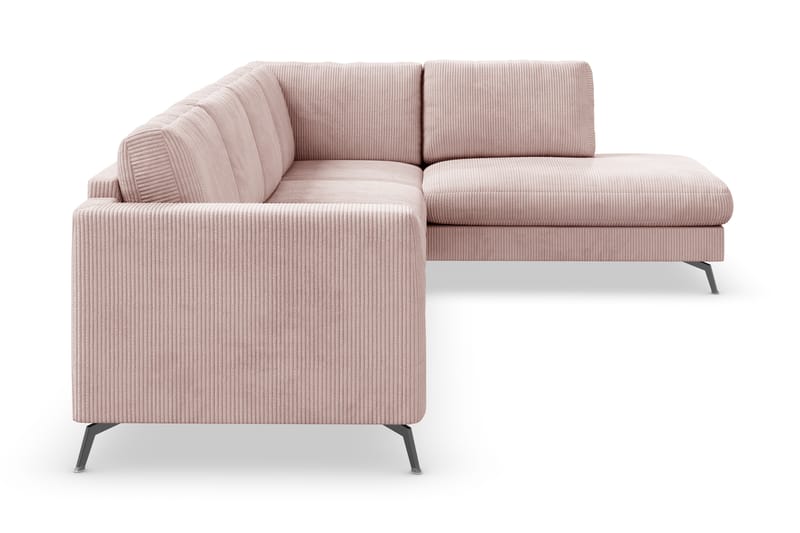 Ocean Lyx 4-sits Högervänd L-formad Schäslongsoffa i Manchester - Rosa - Möbler - Soffa - Divansoffor & schäslongsoffa