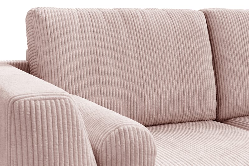Ocean Lyx 4-sits Högervänd L-formad Schäslongsoffa i Manchester - Rosa - Möbler - Soffa - Divansoffor & schäslongsoffa