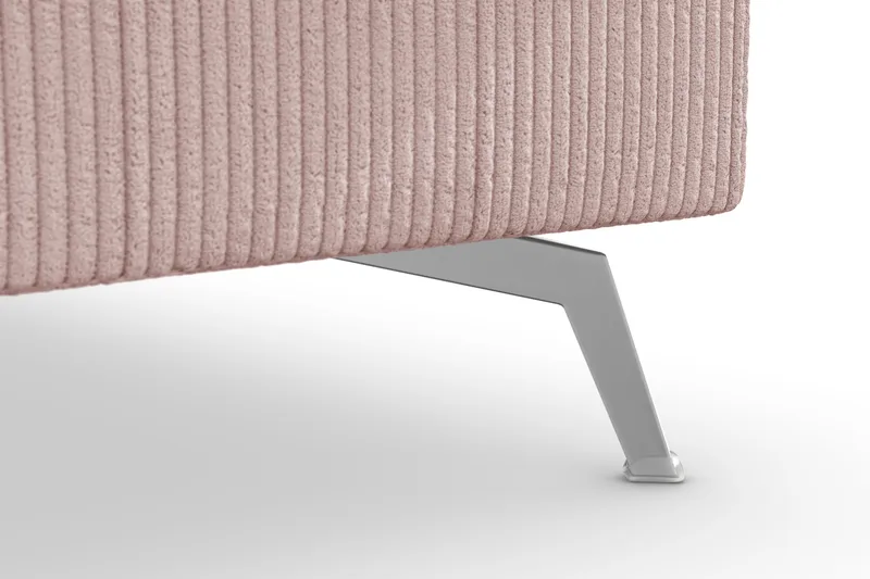 Ocean Lyx 4-sits Högervänd L-formad Schäslongsoffa i Manchester - Rosa - Möbler - Soffa - Divansoffor & schäslongsoffa - 4 sits soffa med divan