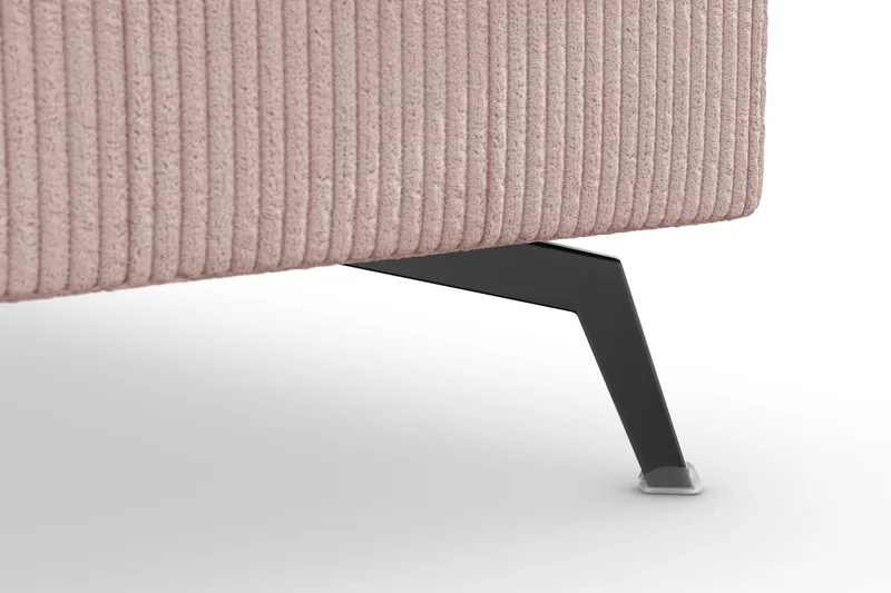 Ocean Lyx 4-sits Högervänd L-formad Schäslongsoffa i Manchester - Rosa - Möbler - Soffa - Divansoffor & schäslongsoffa - 4 sits soffa med divan