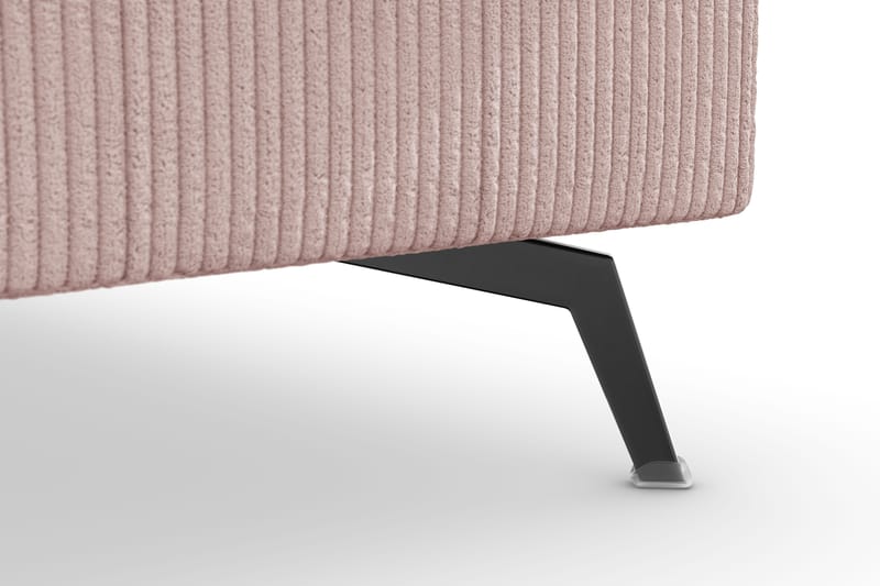 Ocean Lyx 4-sits Högervänd L-formad Schäslongsoffa i Manchester - Rosa - Möbler - Soffa - Divansoffor & schäslongsoffa - 4 sits soffa med divan