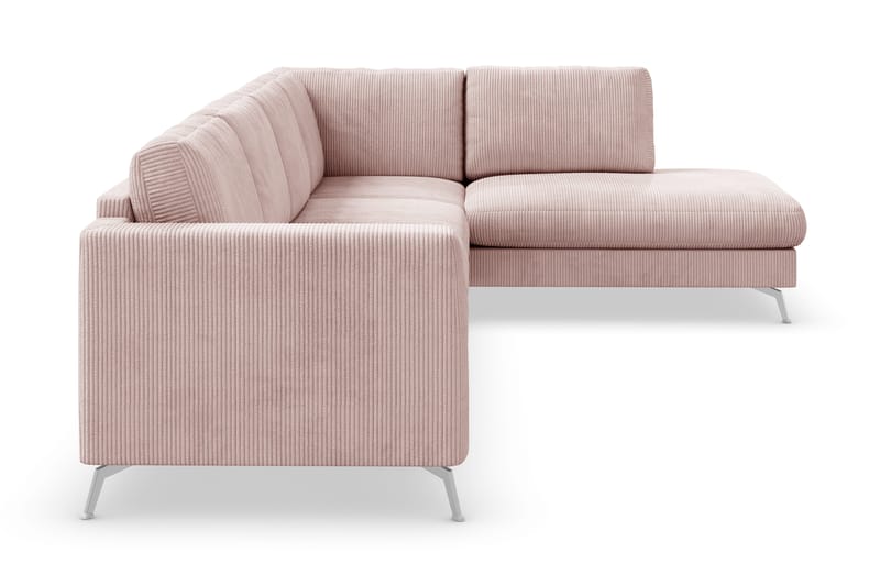 Ocean Lyx 4-sits Högervänd L-formad Schäslongsoffa i Manchester - Rosa - Möbler - Soffa - Divansoffor & schäslongsoffa - 4 sits soffa med divan