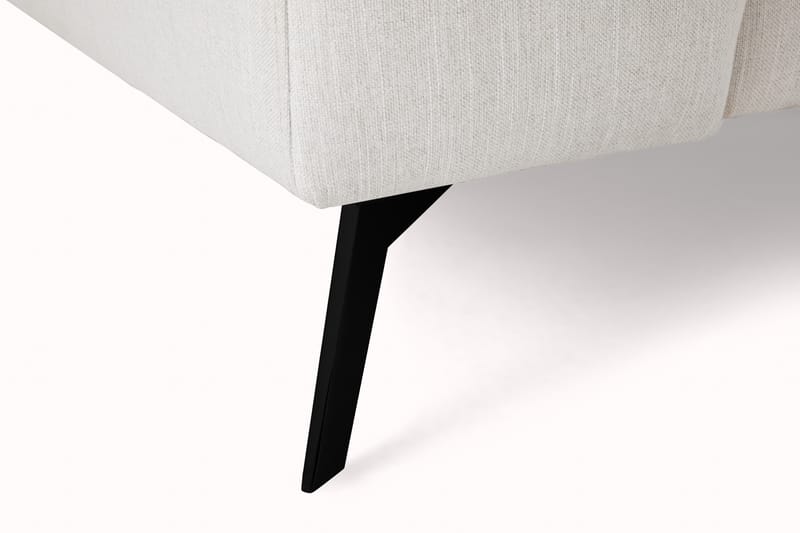 Ocean Lyx 4-sits Högervänd L-formad Schäslongsoffa i Tyg - Ljusgrå - Möbler - Soffa - Divansoffor & schäslongsoffa