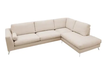 Ocean Lyx 4-sits Soffa med Schäslong Höger - Beige - Möbler - Soffa - Divansoffor & schäslongsoffa