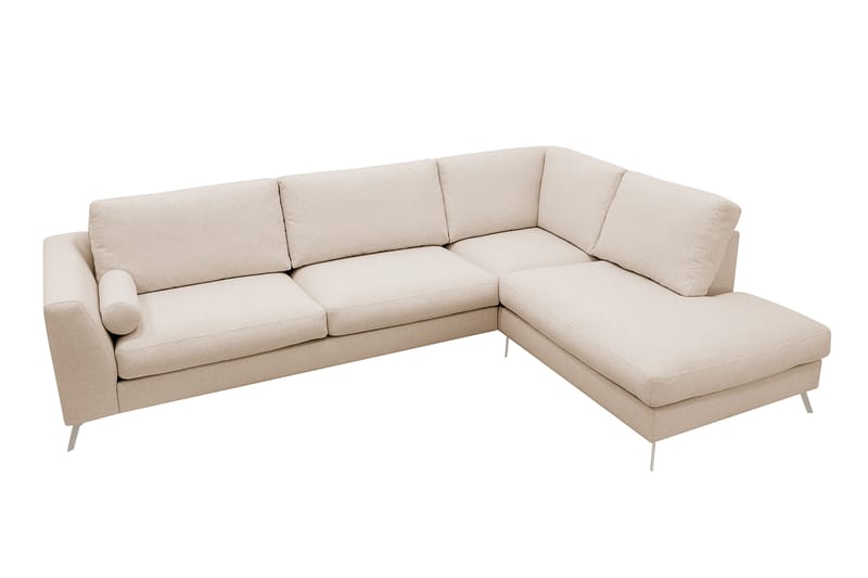 Ocean Lyx 4-sits Soffa med Schäslong Höger - Beige - Möbler - Soffa - Divansoffor & schäslongsoffa