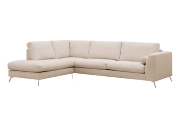 Ocean Lyx 4-sits Soffa med Schäslong Vänster - Beige - Möbler - Soffa - Divansoffor & schäslongsoffa