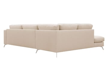Ocean Lyx 4-sits Soffa med Schäslong Vänster - Beige - Möbler - Soffa - Divansoffor & schäslongsoffa