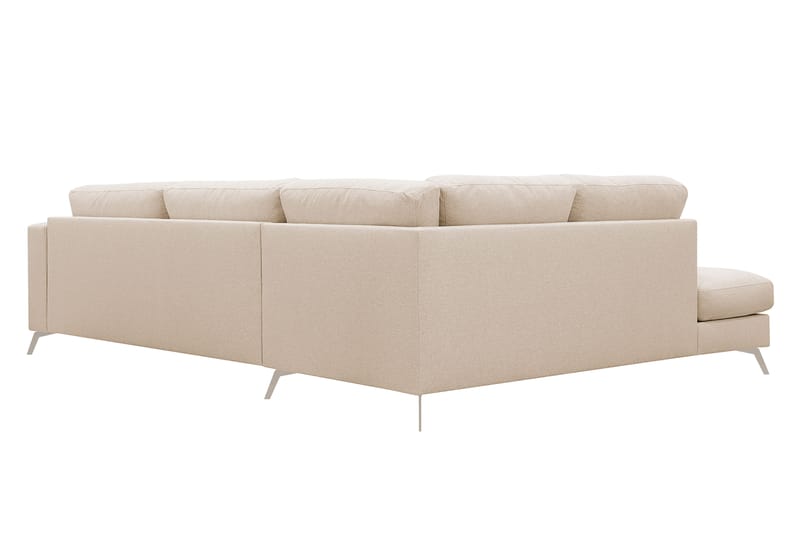 Ocean Lyx 4-sits Soffa med Schäslong Vänster - Beige - Möbler - Soffa - Divansoffor & schäslongsoffa