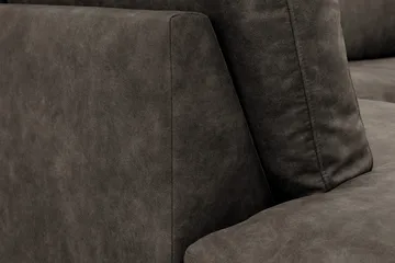 Ocean Lyx 4-sits Soffa med Schäslong Vänster - Brun - Möbler - Soffa - Divansoffor & schäslongsoffa